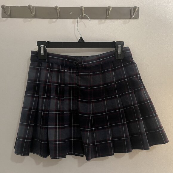 AMERICAN APPAREL Navy PLAID TENNIS SKIRT! 。・:*:・゚★,。・:*:・゚☆。・:*:・゚★,。・:*:・゚☆ - Picture 4 of 5